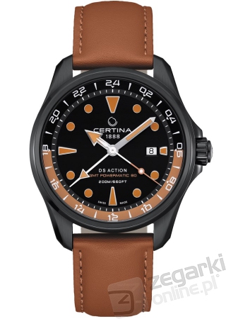 ZEGAREK CERTINA DS ACTION GMT POWERMATIC 80 C032.429.36.051.00