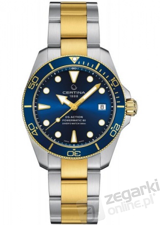 ZEGAREK CERTINA DS ACTION DIVER AUTOMATIC SEA TURTLE CONSERVANCY SPECIAL EDITION C032.807.22.041.10