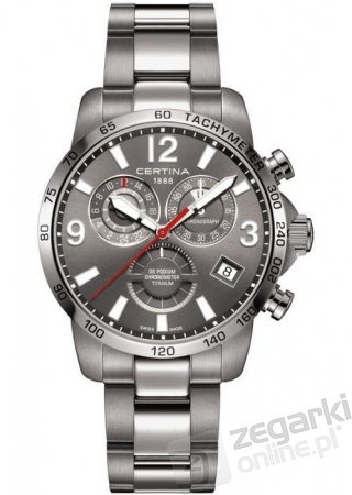 ZEGAREK CERTINA DS PODIUM CHRONO GMT COSC TITANIUM C034.654.44.087.00