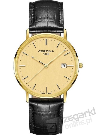 ZEGAREK CERTINA PRISKA GOLD C901.410.16.021.00