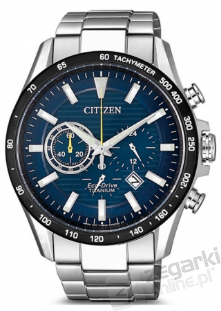 ZEGAREK CITIZEN SUPER TITANIUM CHRONO CA4444-82L