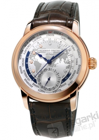 ZEGAREK FREDERIQUE CONSTANT WORLDTIMER MANUFACTURE AUTOMATIC LIMITED EDITION FC-718WM4H4