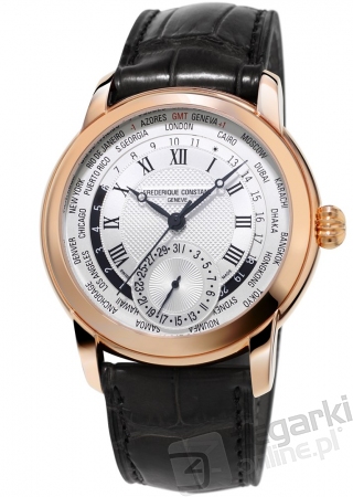 ZEGAREK FREDERIQUE CONSTANT WORLDTIMER MANUFACTURE AUTOMATIC LIMITED EDITION FC-718MC4H4