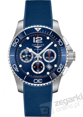 ZEGAREK LONGINES HYDROCONQUEST AUTOMATIC CHRONO L3.883.4.96.9