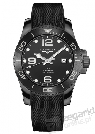 ZEGAREK LONGINES HYDROCONQUEST BLACK CERAMIC L3.784.4.56.9