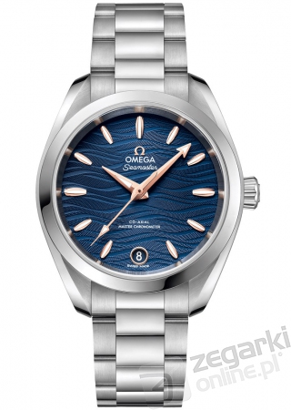 ZEGAREK OMEGA SEAMASTER AQUA TERRA 150M OMEGA CO-AXIAL MASTER CHRONOMETER LADIES 34 MM 220.10.34.20.03.001