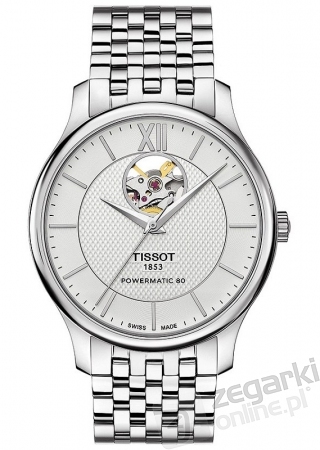 ZEGAREK TISSOT TRADITION AUTOMATIC OPEN HEART T063.907.11.038.00