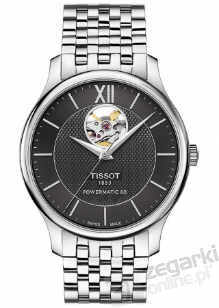 ZEGAREK TISSOT TRADITION AUTOMATIC OPEN HEART T063.907.11.058.00