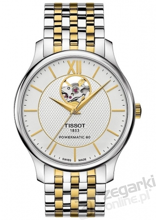 ZEGAREK TISSOT TRADITION AUTOMATIC OPEN HEART T063.907.22.038.00