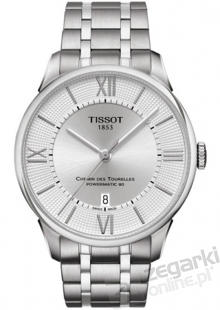 ZEGAREK TISSOT CHEMIN DES TOURELLES POWERMATIC 80 T099.407.11.038.00