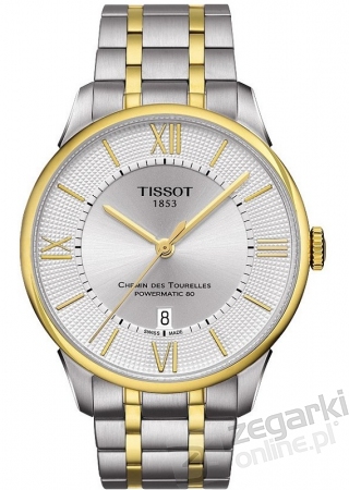 ZEGAREK TISSOT CHEMIN DES TOURELLES POWERMATIC 80 T099.407.22.038.00