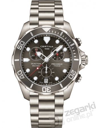 ZEGAREK CERTINA DS ACTION CHRONO TITANIUM C032.417.44.081.00