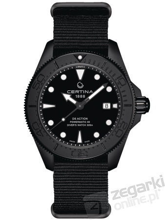 ZEGAREK CERTINA DS ACTION DIVER AUTOMATIC C032.607.38.051.00