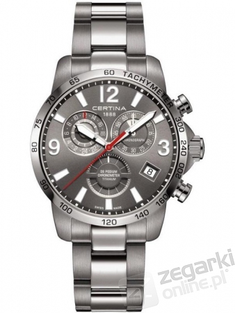 ZEGAREK CERTINA DS PODIUM CHRONO GMT COSC TITANIUM C034.654.44.087.00