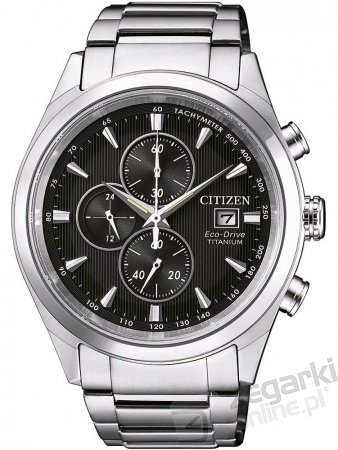 ZEGAREK CITIZEN SUPER TITANIUM CHRONO CA0650-82F