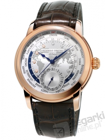 ZEGAREK FREDERIQUE CONSTANT WORLDTIMER MANUFACTURE AUTOMATIC LIMITED EDITION FC-718WM4H4