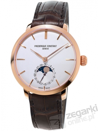 ZEGAREK FREDERIQUE CONSTANT SLIMLINE MOONPHASE LADIES MANUFACTURE FC-703V3S4