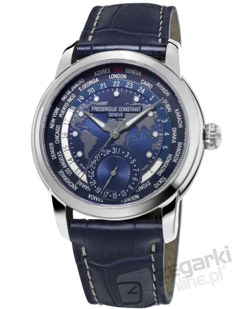 ZEGAREK FREDERIQUE CONSTANT WORLDTIMER MANUFACTURE AUTOMATIC FC-718NWM4H6