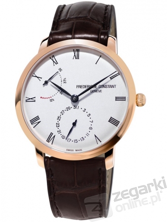 ZEGAREK FREDERIQUE CONSTANT SLIMLINE POWER RESERVE MANUFACTURE FC-723WR3S4