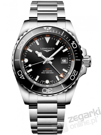 ZEGAREK LONGINES HYDROCONQUEST GMT AUTOMATIC L3.890.4.56.6