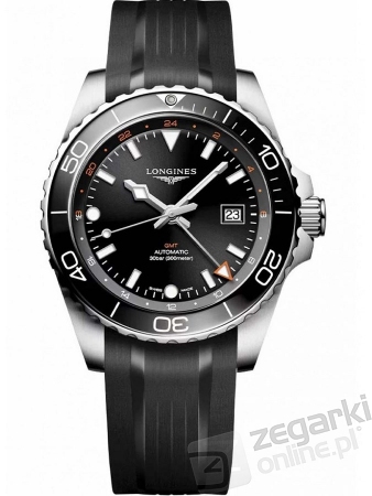 ZEGAREK LONGINES HYDROCONQUEST GMT AUTOMATIC L3.890.4.56.9