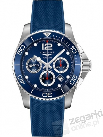 ZEGAREK LONGINES HYDROCONQUEST AUTOMATIC CHRONO L3.883.4.96.9