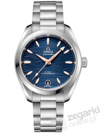 ZEGAREK OMEGA SEAMASTER AQUA TERRA 150M OMEGA CO-AXIAL MASTER CHRONOMETER LADIES 34 MM 220.10.34.20.03.001