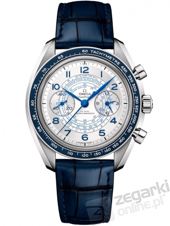 ZEGAREK OMEGA SPEEDMASTER CHRONOSCOPE CO AXIAL MASTER CHRONOMETER CHRONOGRAPH 43 MM 329.33.43.51.02.001