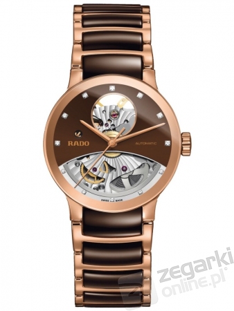 ZEGAREK RADO CENTRIX JUBILE LADY AUTOMATIC SKELETON R30248712