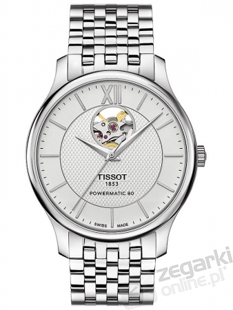 ZEGAREK TISSOT TRADITION AUTOMATIC OPEN HEART T063.907.11.038.00