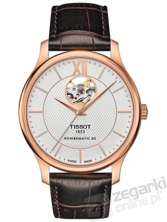 ZEGAREK TISSOT TRADITION AUTOMATIC OPEN HEART T063.907.36.038.00