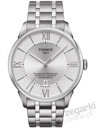 ZEGAREK TISSOT CHEMIN DES TOURELLES POWERMATIC 80 CHRONOMETER T099.408.11.038.00