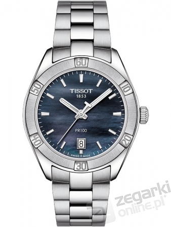 ZEGAREK TISSOT PR 100 SPORT CHIC LADY T101.910.11.121.00