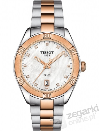 ZEGAREK TISSOT PR 100 SPORT CHIC LADY T101.910.22.116.00